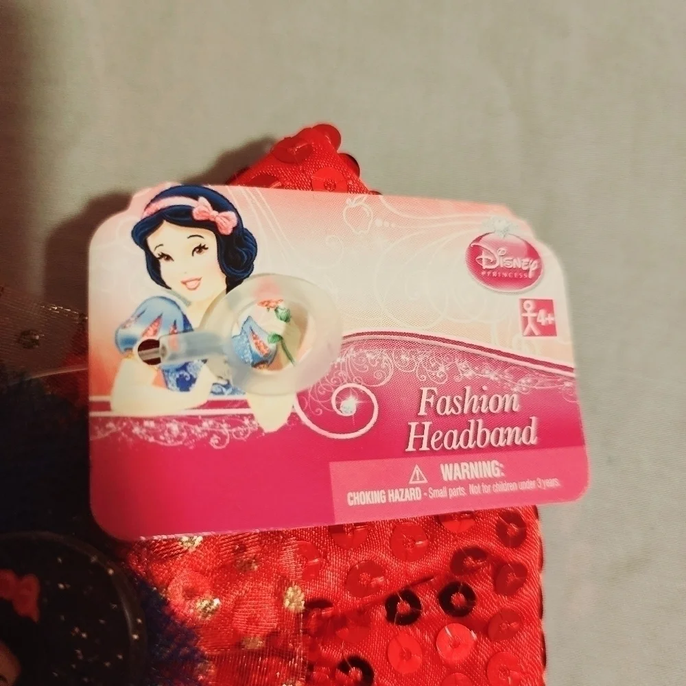 Lot of 2 NWT Disney Snow White Headband Body Jewelry Princess Dress Up Cosplay - Picture 5 of 9